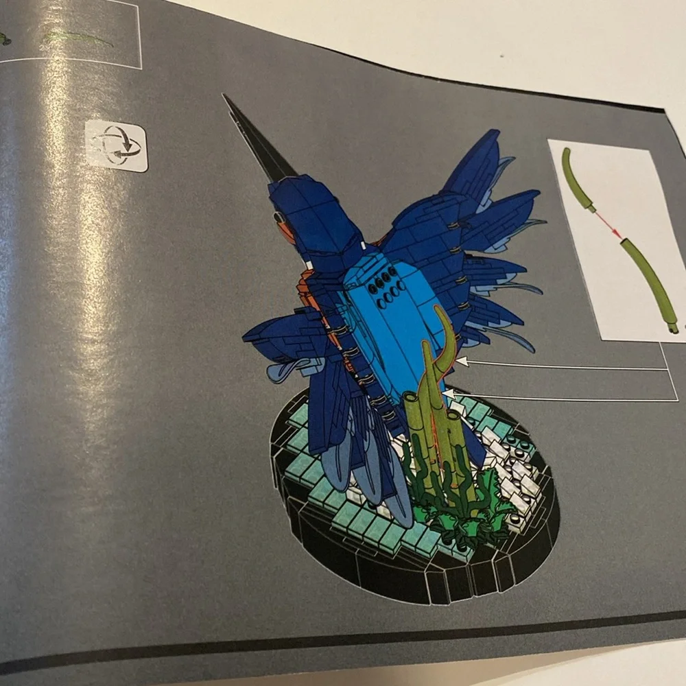 Lego Icons Kingfisher Instruction Booklet Preowned